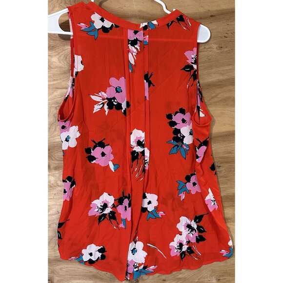 Market & Spruce Stitch Fix Tank Top Sleeveless Women Large Shell Blouse Floral - Picture 2 of 6
